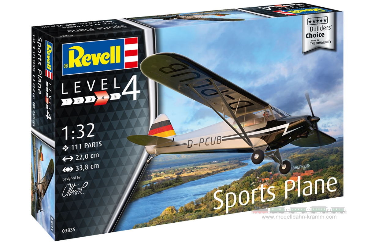 Revell 03835, EAN 4009803038353: 1:32 Sports Plane Builder´s Choic