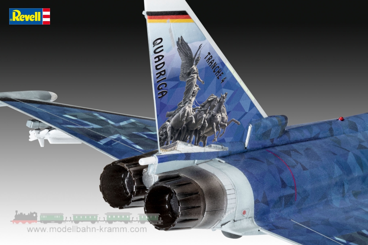 Revell 03843, EAN 4009803038438: 1:72 Eurofighter Luftwaffe 2020 Quadriga