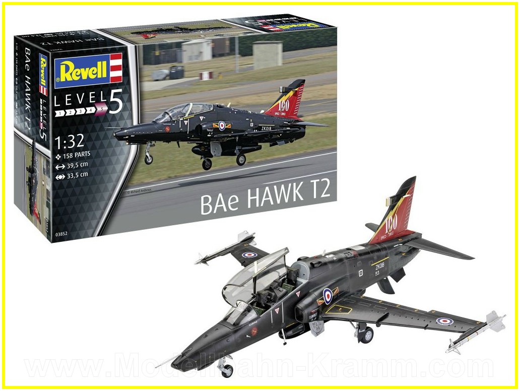 Revell 03852, EAN 4009803038520: 1:32 Bausatz BAe Hawk T2