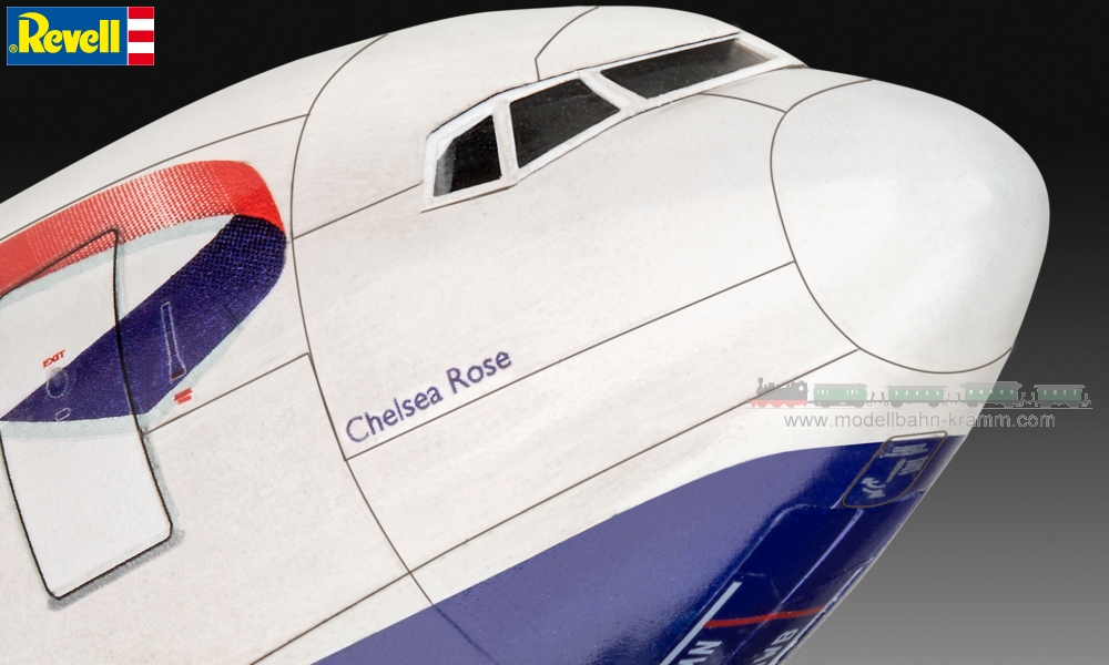 Revell 03862, EAN 4009803038629: 1:144 Bausatz Boeing 767-300ER British Airways Chelsea Rose