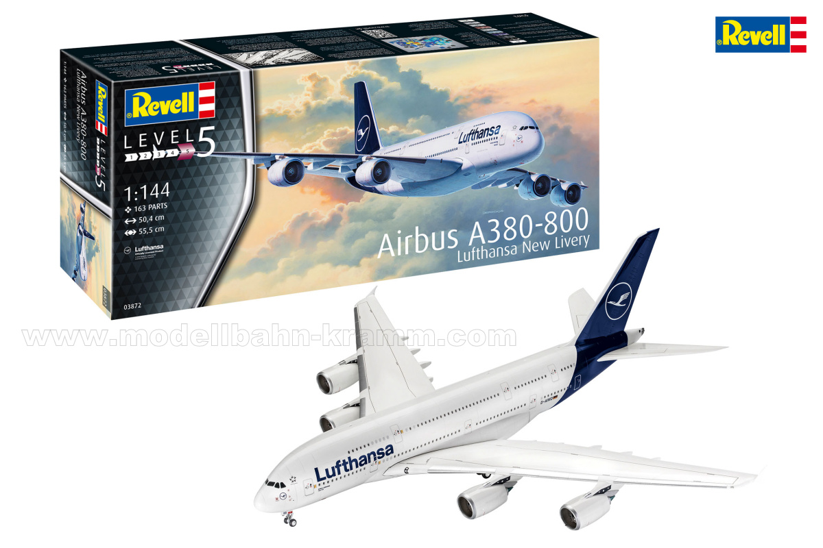 Revell 03872, EAN 4009803038728: 1:144, Airbus A380-800 Lufthansa