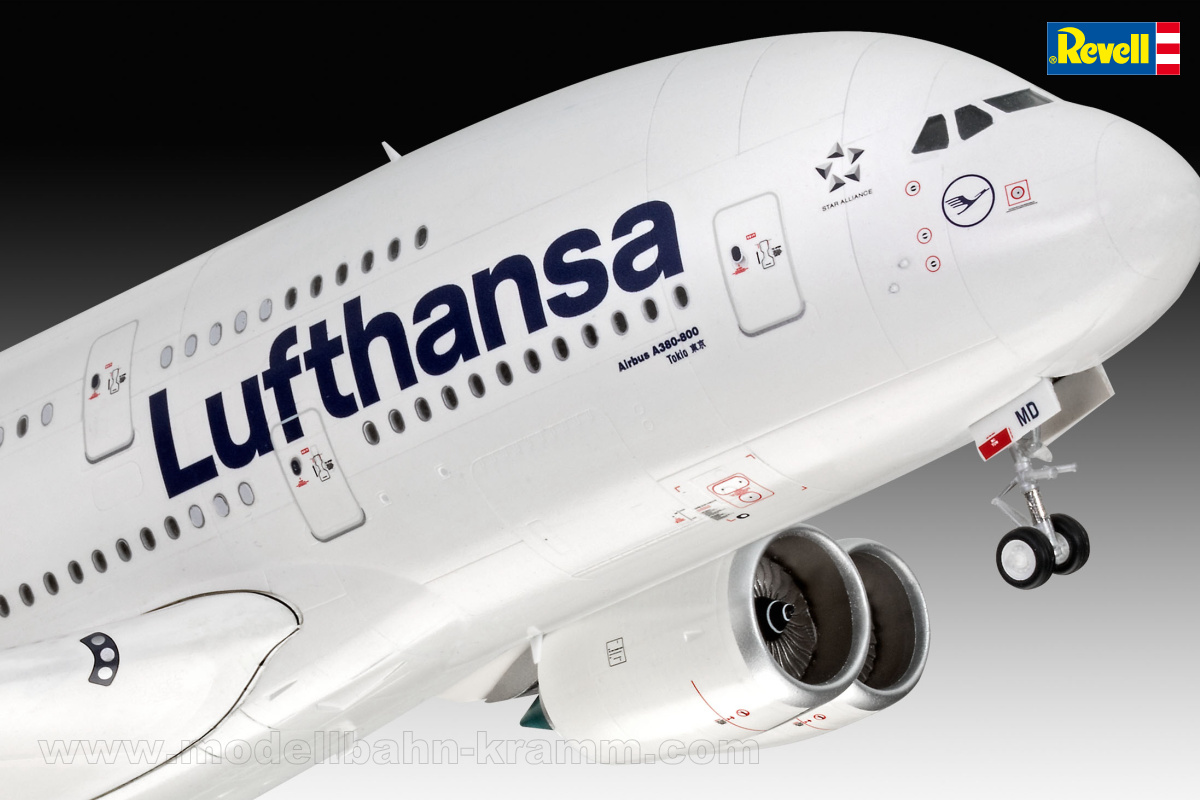 Revell 03872, EAN 4009803038728: 1:144, Airbus A380-800 Lufthansa