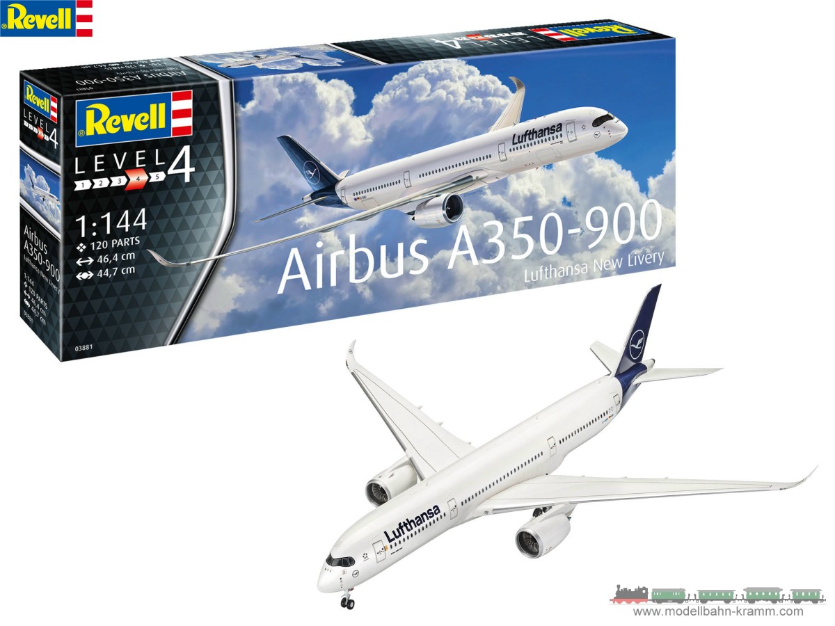 Revell 03881, EAN 4009803038810: 1:144 Bausatz, Airbus A350-900 Lufthansa New Livery
