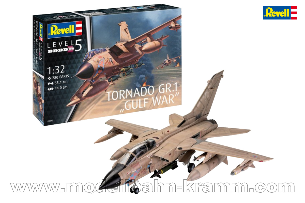 Revell 03892, EAN 4009803038926: 1:32 Bausatz, Tornado GR.1 Gulf War