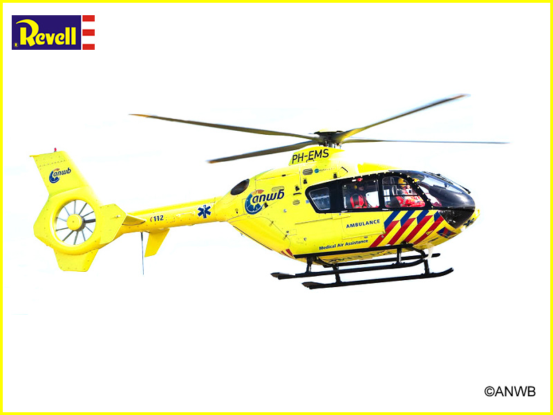 Revell 04939, EAN 4009803049397: 1:72 Bausatz, EC135 Trauma Helicopter