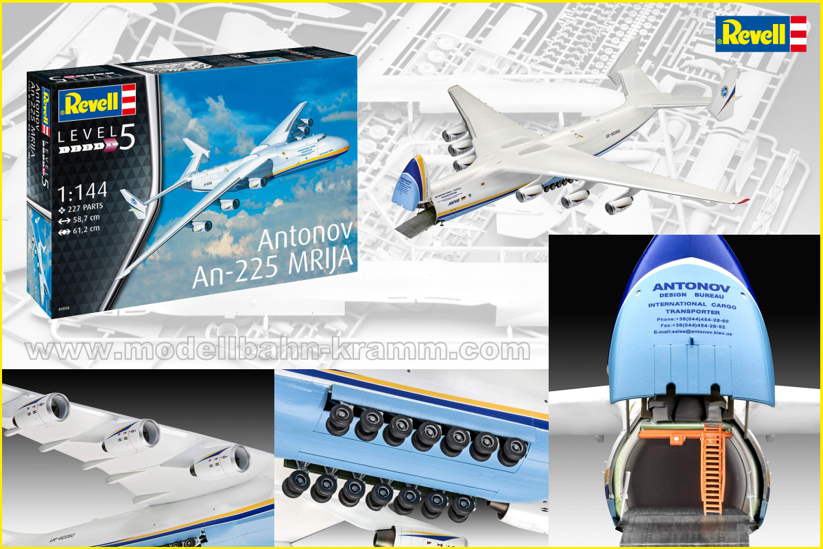 Revell 04958, EAN 4009803049588: 1:144 Antonov An-225 Mrija (new tool)
