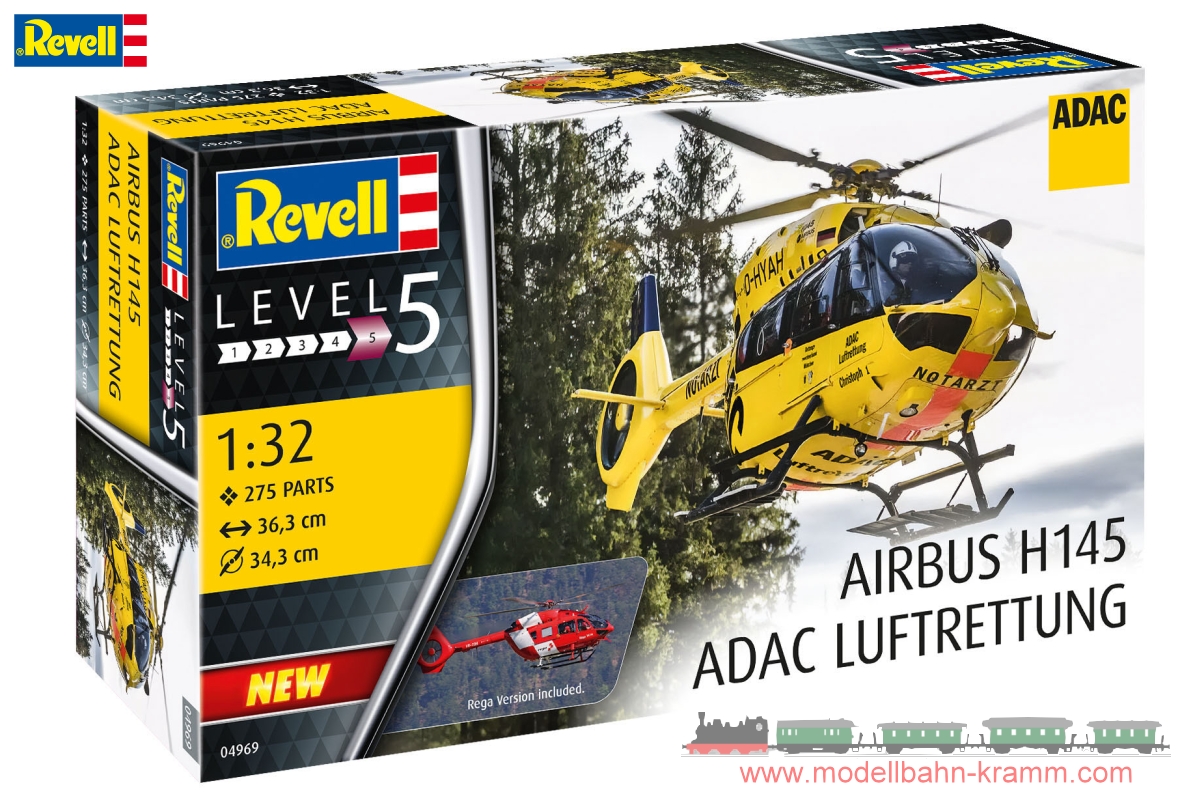 Revell 04969, EAN 4009803004969: 1:32 Airbus Helicopter H145 ADAC/REGA