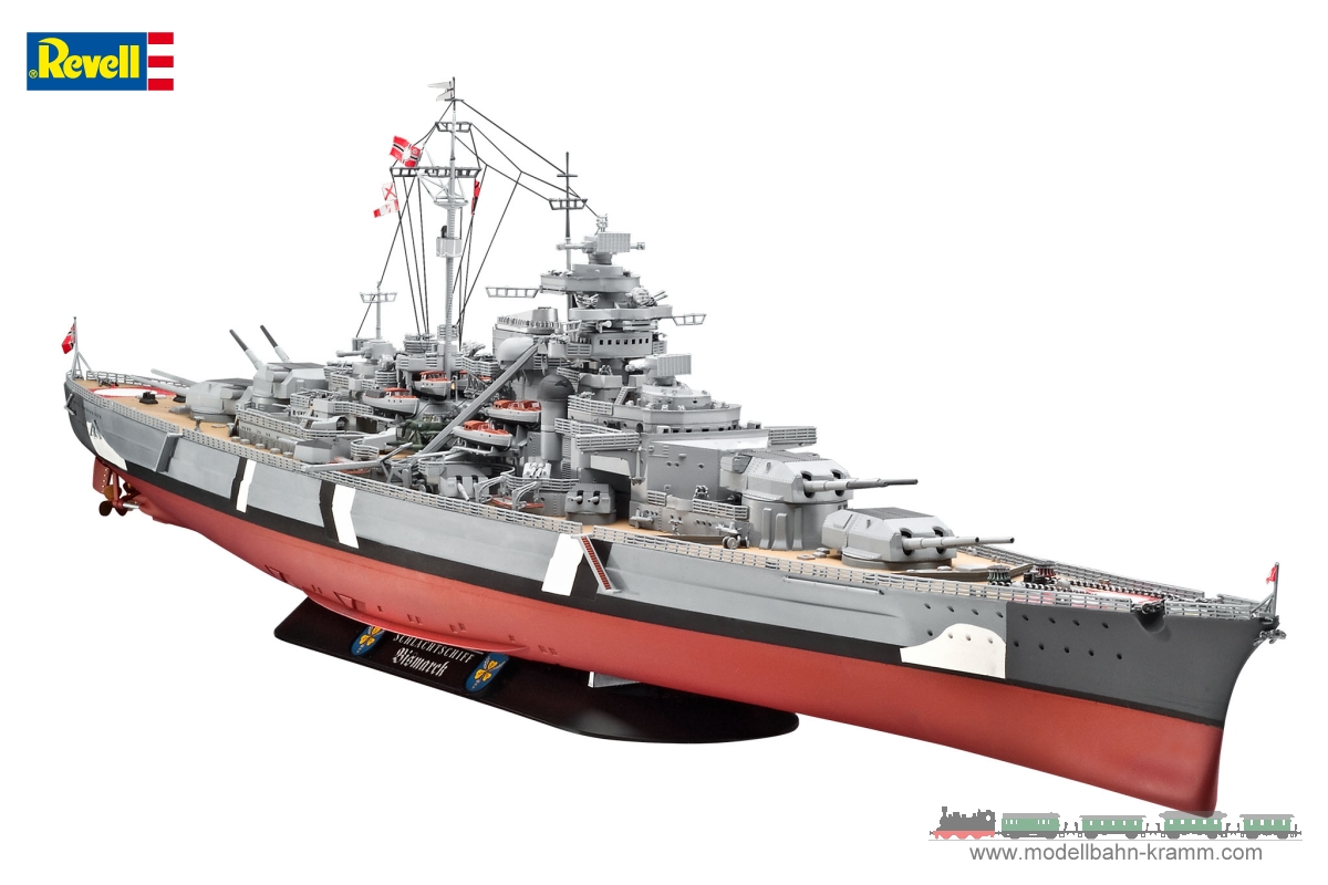 Revell 05040, EAN 4009803050409: 1:350 Schlachtschiff Bismarck