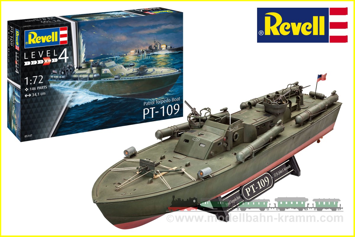 Revell 05147, EAN 4009803051475: 1:72 Patrol Torpedo Boat 109