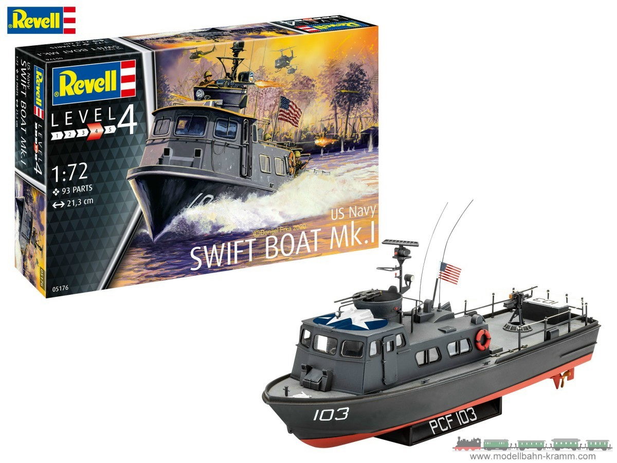 Revell 05176, EAN 4009803051765: 1:72 US Navy SWIFT BOAT Mk.I