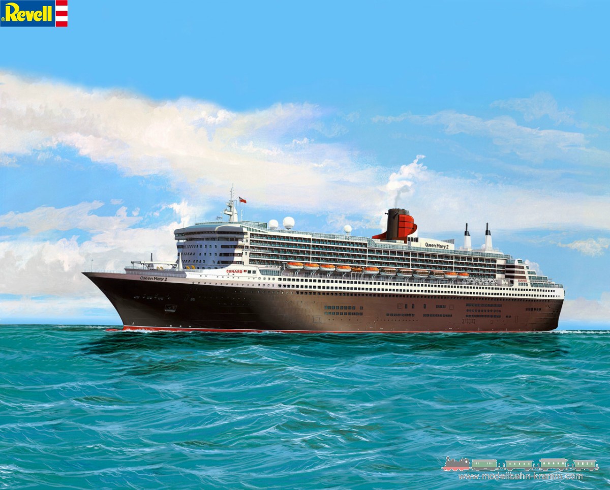 Revell 05231, EAN 4009803052311: 1:700 Queen Mary 2