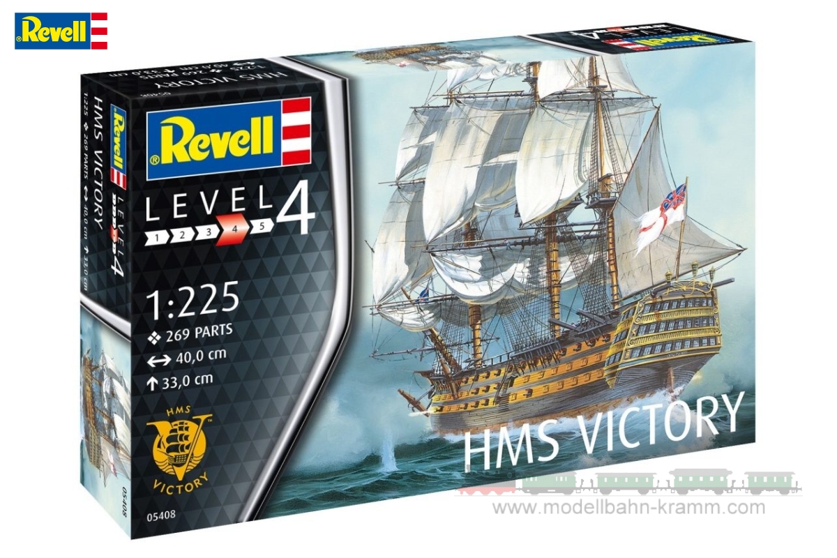 Revell 05408, EAN 4009803054087: 1:225, H.M.S. Victory