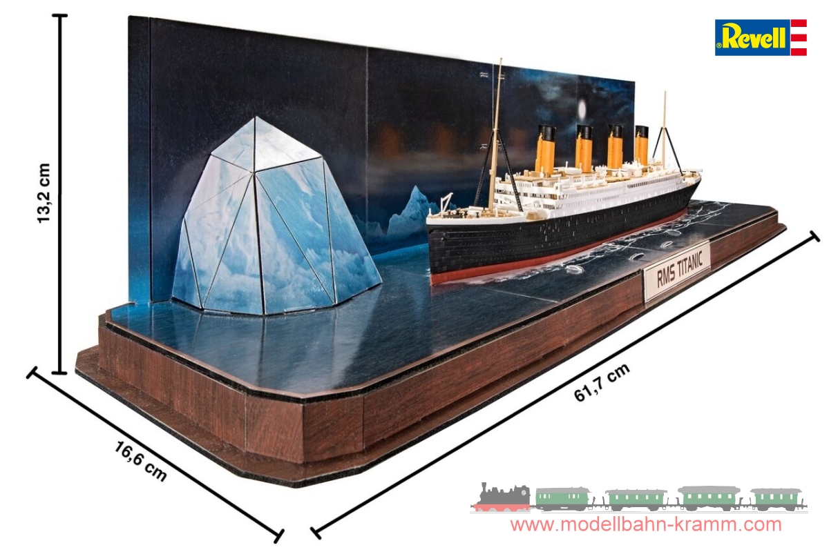 Revell 05599, EAN 4009803055992: 1:600 Titanic + 3D Eisberg