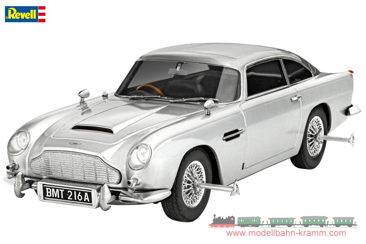 Revell 05653, EAN 4009803056531: Geschenkset 1:24 James Bond Aston Martin DB5