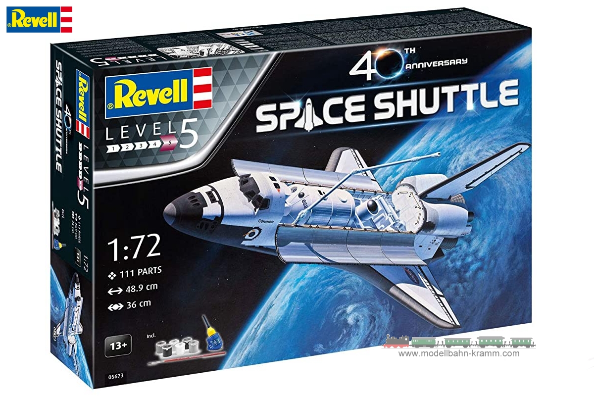 Revell 05673, EAN 4009803056739: Geschenkset 1:72 40th Anniversary Space Shuttle
