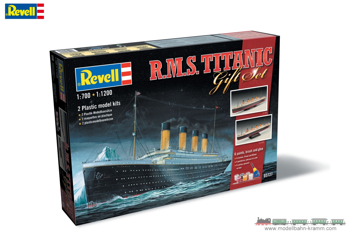 Revell 05727, EAN 4009803057279: Geschenkset Titanic
