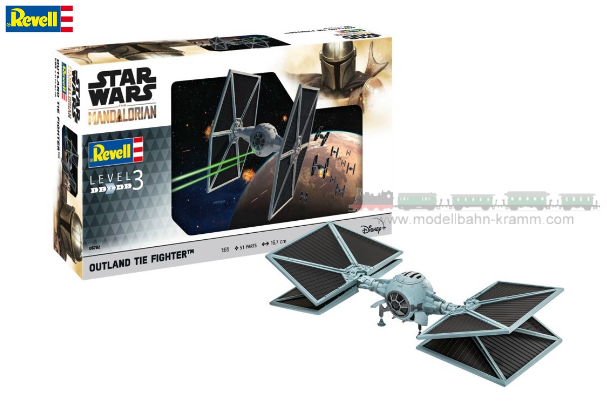 Revell 06782, EAN 4009803067827: 1:65 The Mandalorian: Outland Tie Fighter