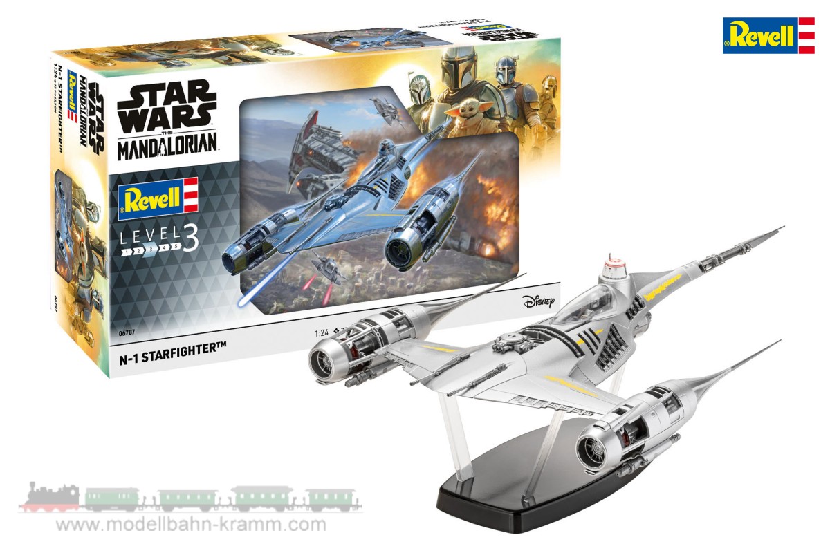 Revell 06787, EAN 4009803067872: 1:24 The Mandalorian N1 Starfighter