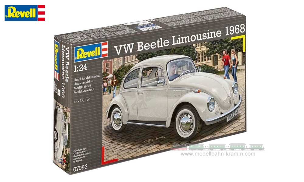 Revell 07083, EAN 4009803070834: VW Käfer 1500 (Limousine)