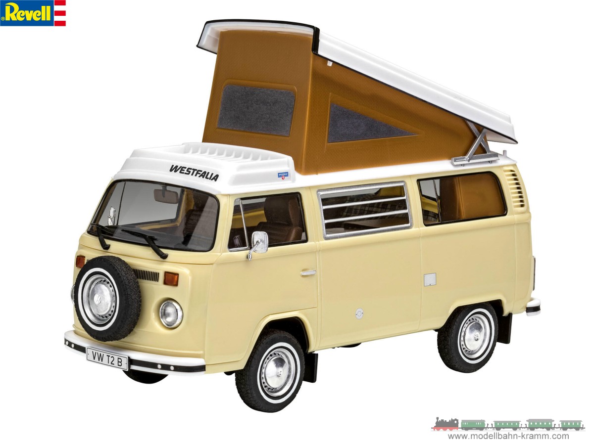 Revell 07676, EAN 4009803076768: 1:24 Bausatz VW T2 Camper easy-click-system