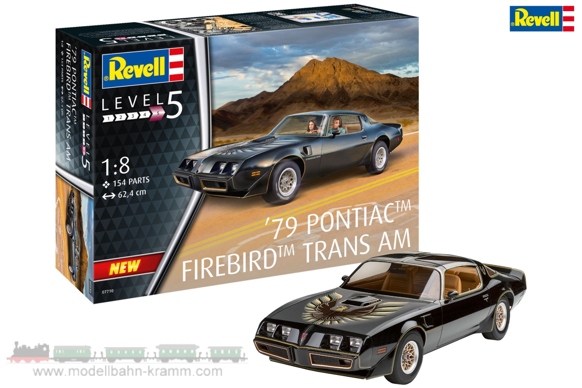 Revell 07710, EAN 4009803077109: 1:8 Bausatz Pontiac Trans Am