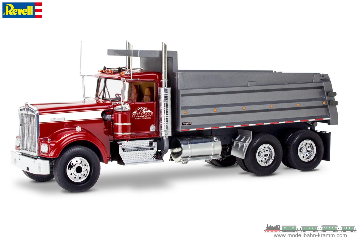 Revell 12628, EAN 31445126284: 1:25 Kenworth W-900 Dump Truck