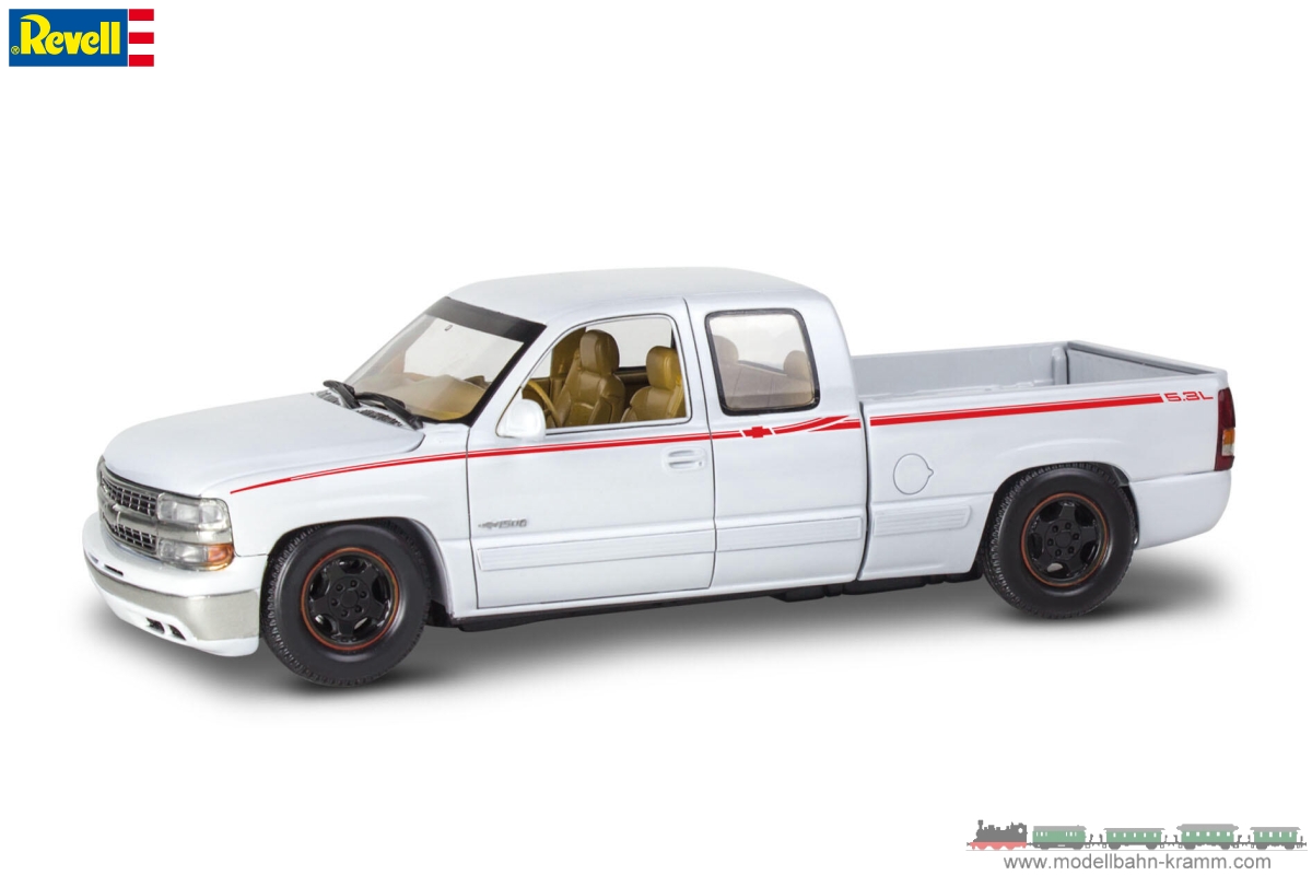 Revell 14538, EAN 31445145384: 1:25 Chevy Silverado Custom Street Pickup 1999