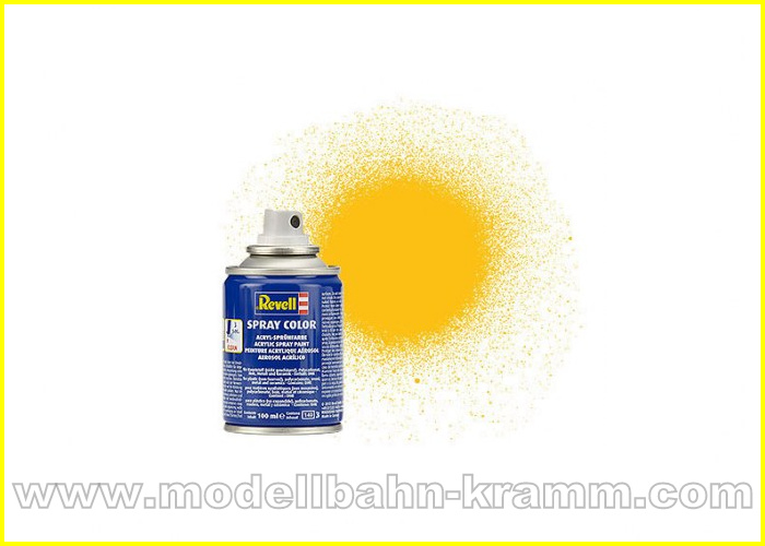 Revell 34115, EAN 4009803341156: Gelb matt  Spray 100 ml (Acrylfarbe)