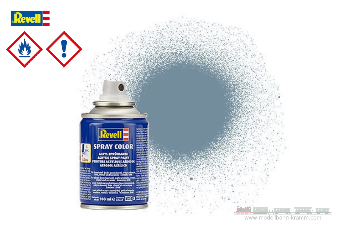 Revell 34157, EAN 4009803341576: Grau matt Spray 100 ml (Acrylfarbe)