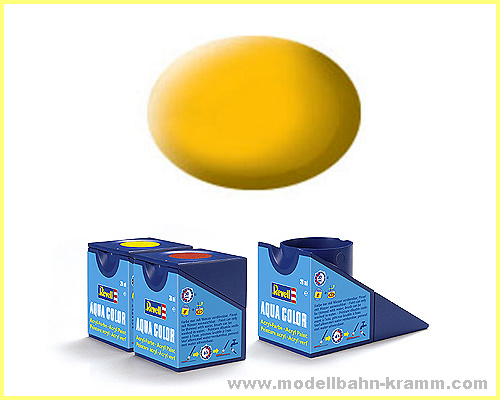 Revell 36115, EAN 4009803361154: Gelb, matt RAL 1017 Aqua Color 18 ml
