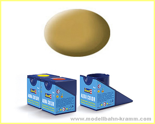 Revell 36116, EAN 4009803361161: Sandgelb, matt Aqua Color 18 ml