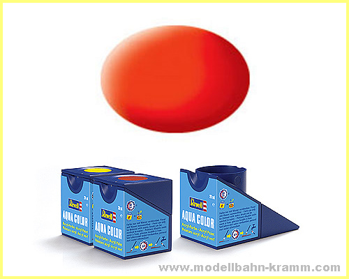 Revell 36125, EAN 4009803361253: Tages-Leuchtorange, matt Aqua Color 18 ml