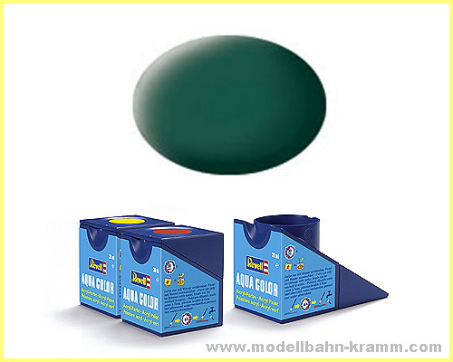 Revell 36148, EAN 4009803361482: Seegrün, matt RAL 6028 Aqua Color 18 ml