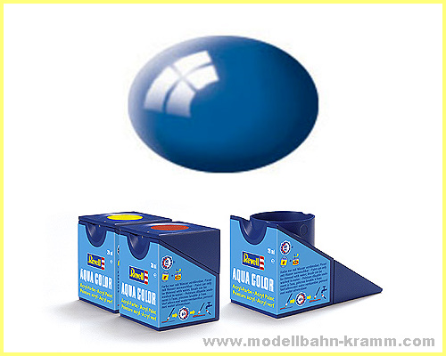 Revell 36152, EAN 4009803361529: Blau, glänzend RAL 5005 Aqua Color 18 ml