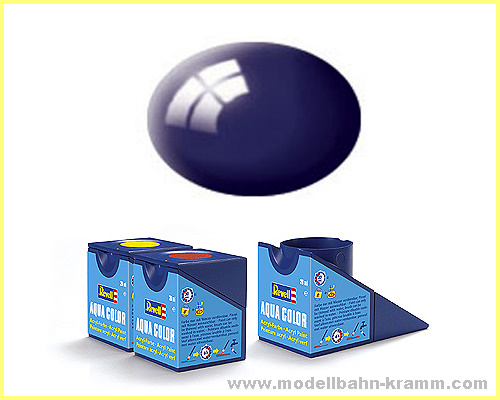Revell 36154, EAN 4009803361543: Nachtblau, glänzend RAL 5022 Aqua Color 18 ml