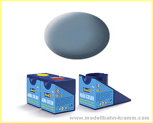 Revell 36157, EAN 4009803361574: Grau, matt RAL 7000 Aqua Color 18 ml