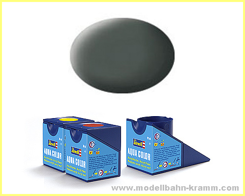 Revell 36166, EAN 4009803361666: Olivgrau, matt Aqua Color 18 ml