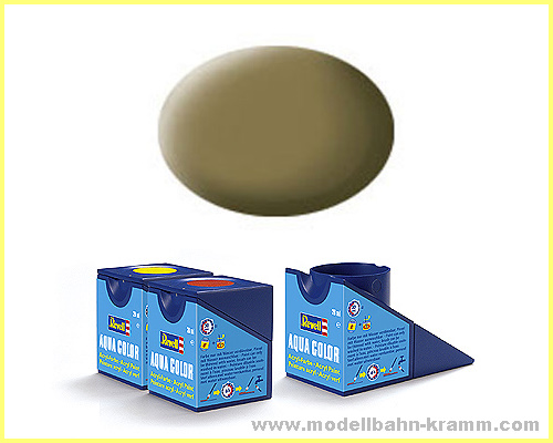 Revell 36186, EAN 4009803361864: Khakibraun, matt Aqua Color 18 ml
