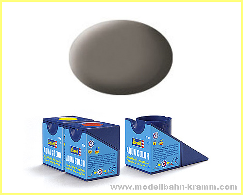 Revell 36187, EAN 4009803361871: Erdfarbe, matt RAL 7006 Aqua Color 18 ml