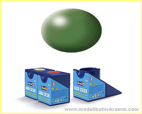 Revell 36360, EAN 4009803363608: Farngrün, seidenmatt Aqua Color 18 ml