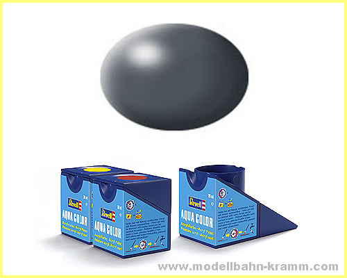 Revell 36378, EAN 4009803363783: Dunkelgrau, seidenmatt Aqua Color 18 ml