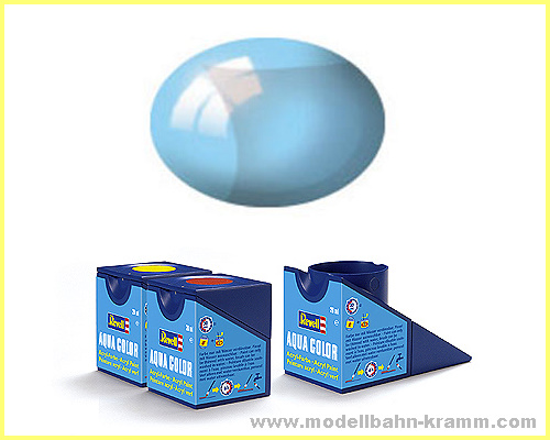 Revell 36752, EAN 4009803367521: Blau klar, nicht deckend Aqua Color 18 ml