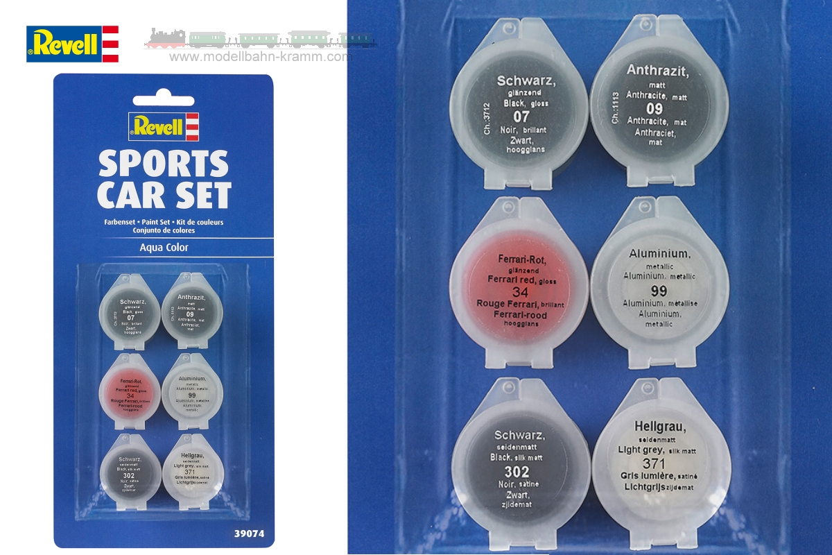 Revell 39074, EAN 4009803390741: Farben-Set Sportwagen