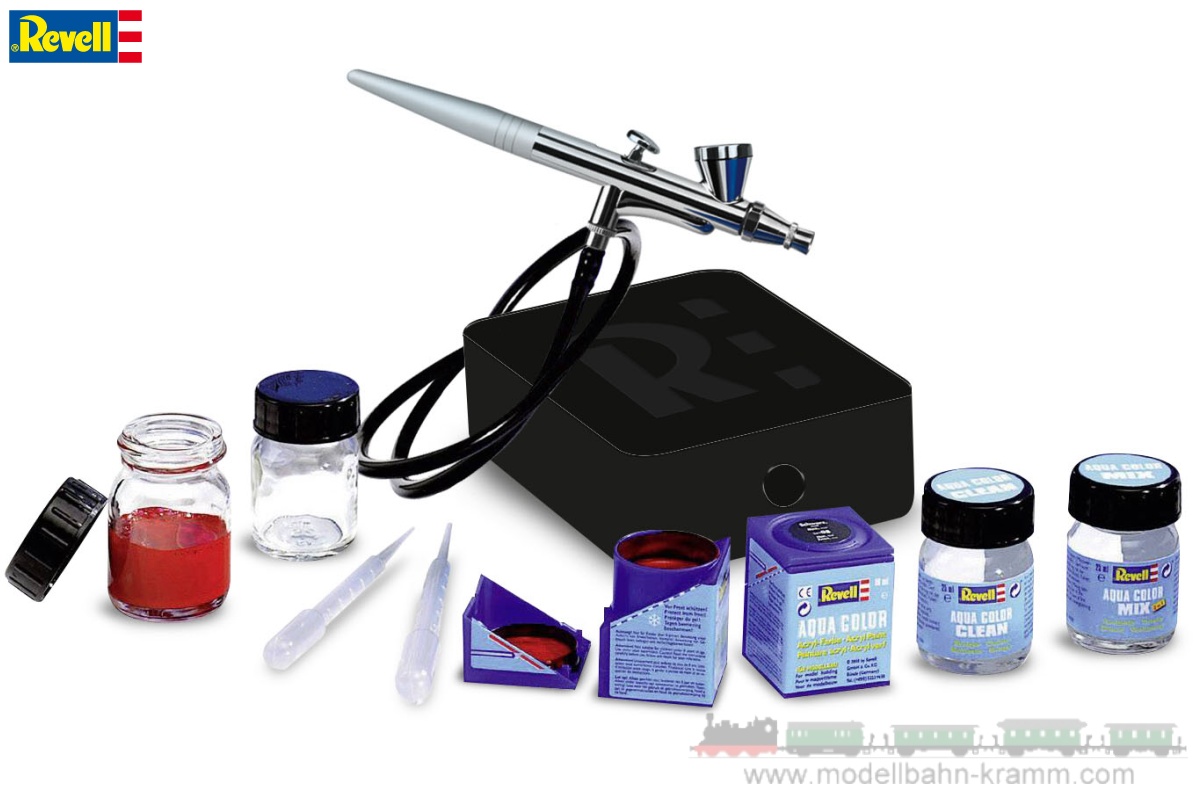 Revell 39195, EAN 4009803391953: Airbrush Einsteiger-Set mit Kompressor