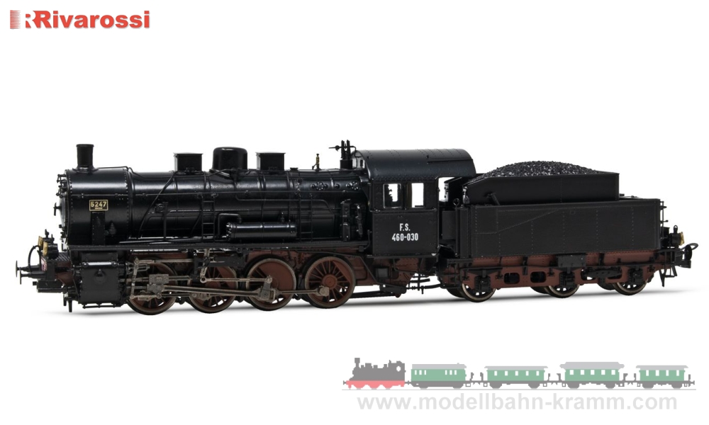 Rivarossi 2811, EAN 5055286675843: Rivarossi class Gr. 460 steam locomotive FS