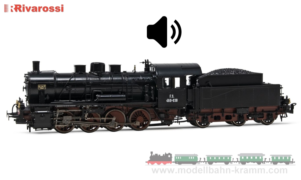 Rivarossi 2811S, EAN 5055286675850: Rivarossi Sound class 55.25 steam locomotive FS