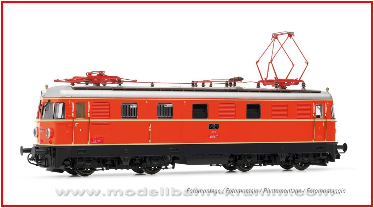 ÖBB, electric locomotive class 1046, vermillion li