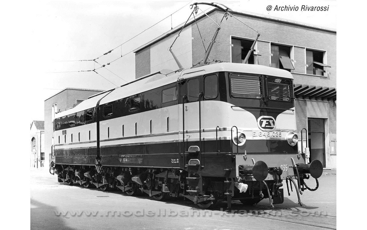 FS, electric locomotive E.646 2nd series Treno Azz