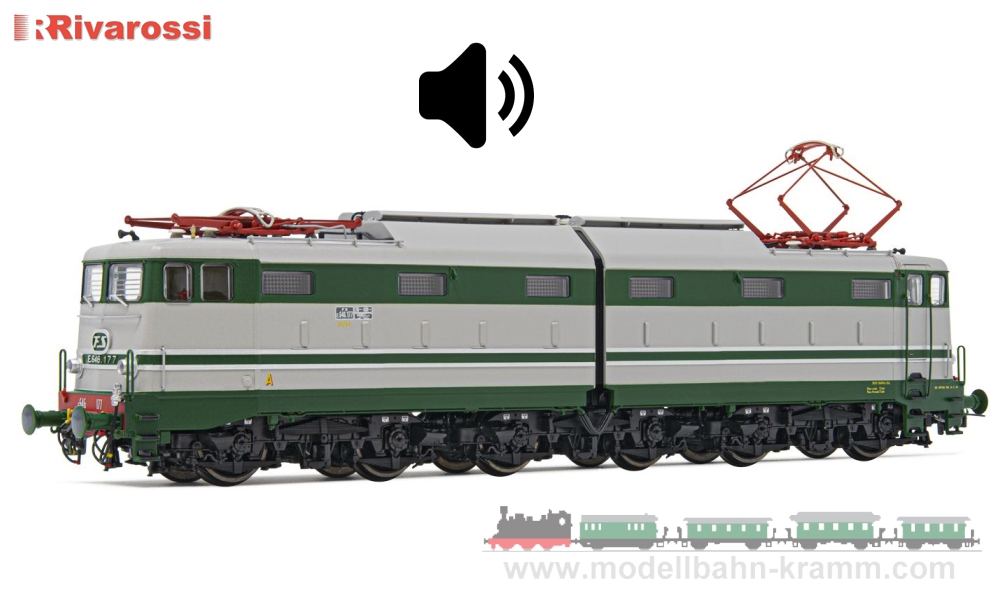 FS, electric locomotive E.646 2nd series green/gre