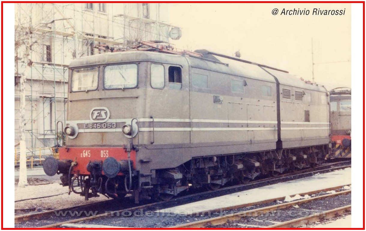 FS, electric locomotive E.645 2nd series castano/i